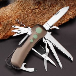 Red Swiss Champ Switzerland Stainless Steel Multifunctional Survival Knife