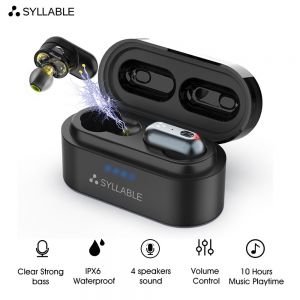 Termostat Bluetooth Earphones Original SYLLABLE S101 bluetooth V5.0 bass earphones wireless headset noise reduction SYLLABLE S101 Volume control earbuds