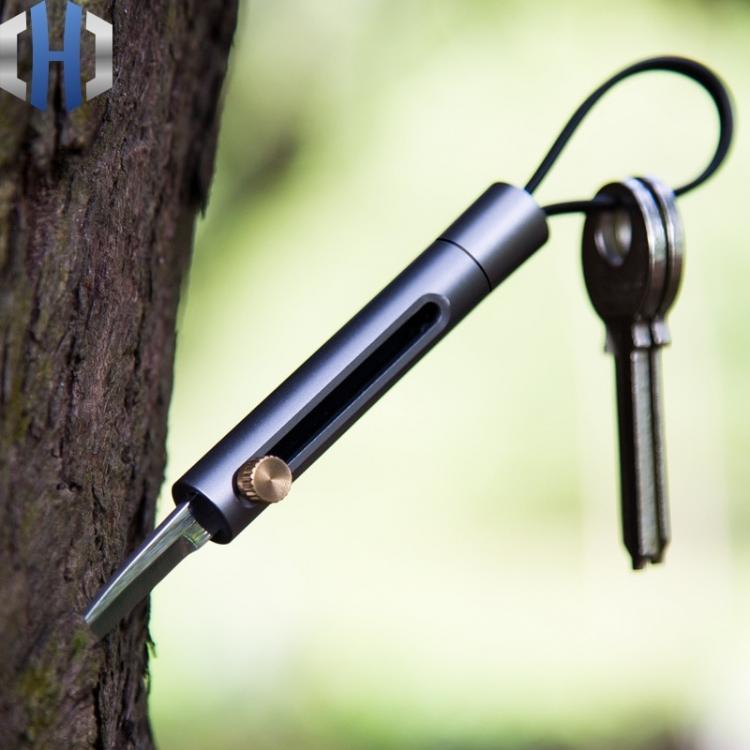 Termostat Knives   Aviation Aluminum Mini Knife Self-defense Keychain Outdoor Portable Demolition Knife